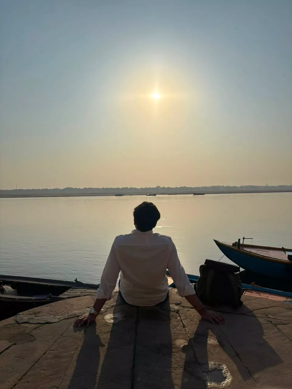 Kunal Kashyap in Varanasi